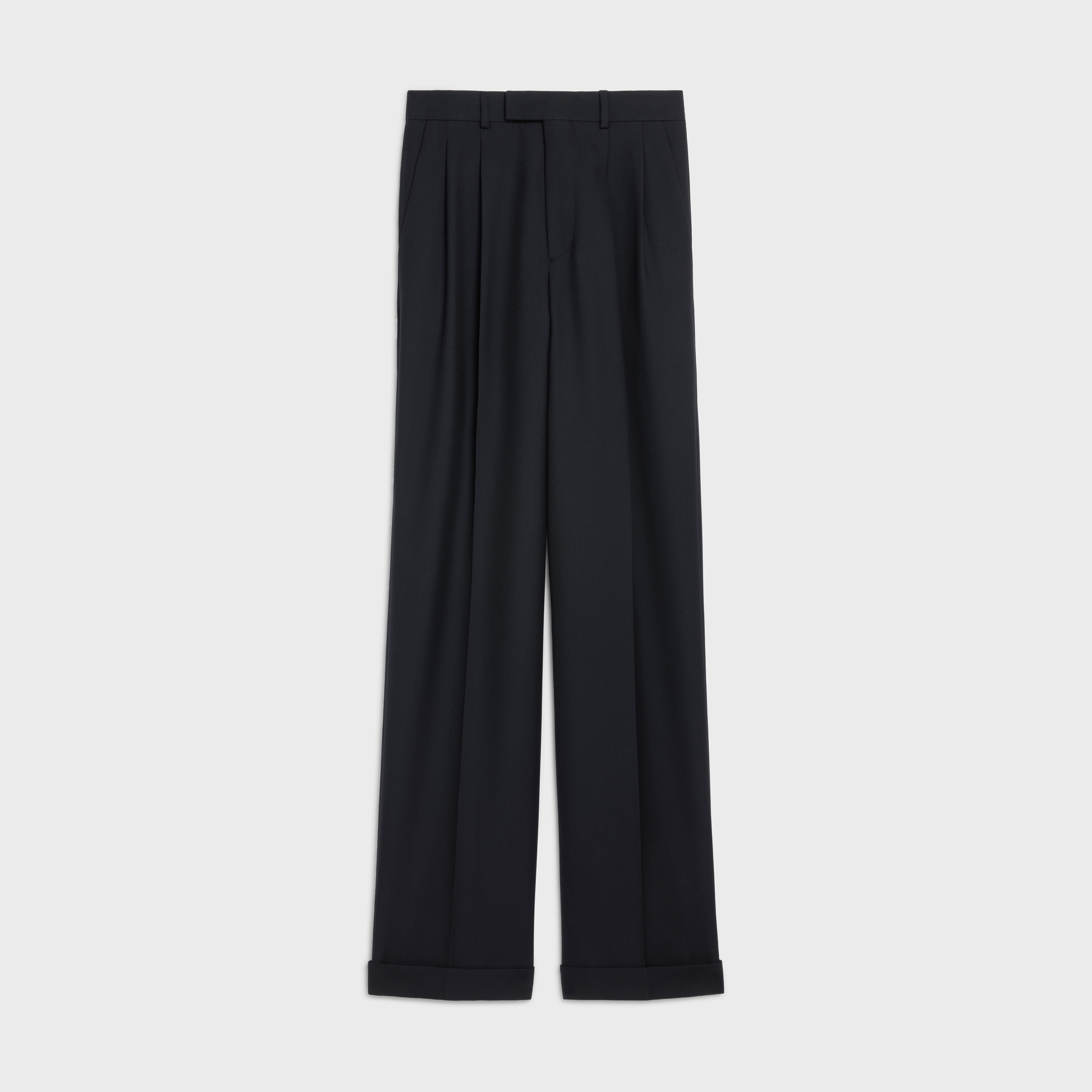 MARGARET PANTS IN WOOL GABARDINE - 1