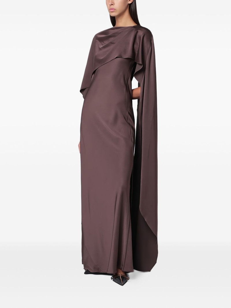 SIMKHAI cape-detail maxi dress outlook