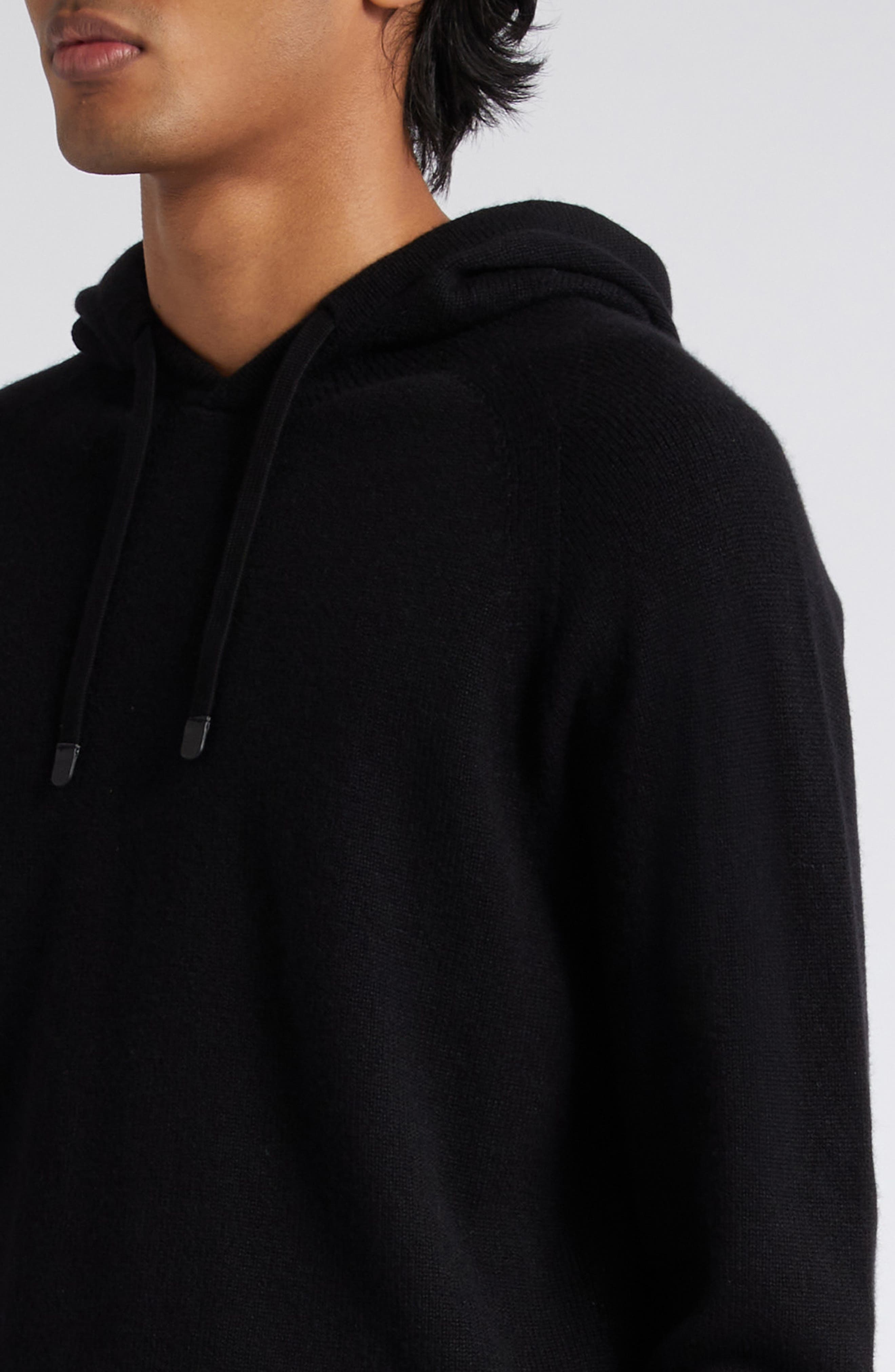 Cashmere Blend Hoodie Sweater - 4