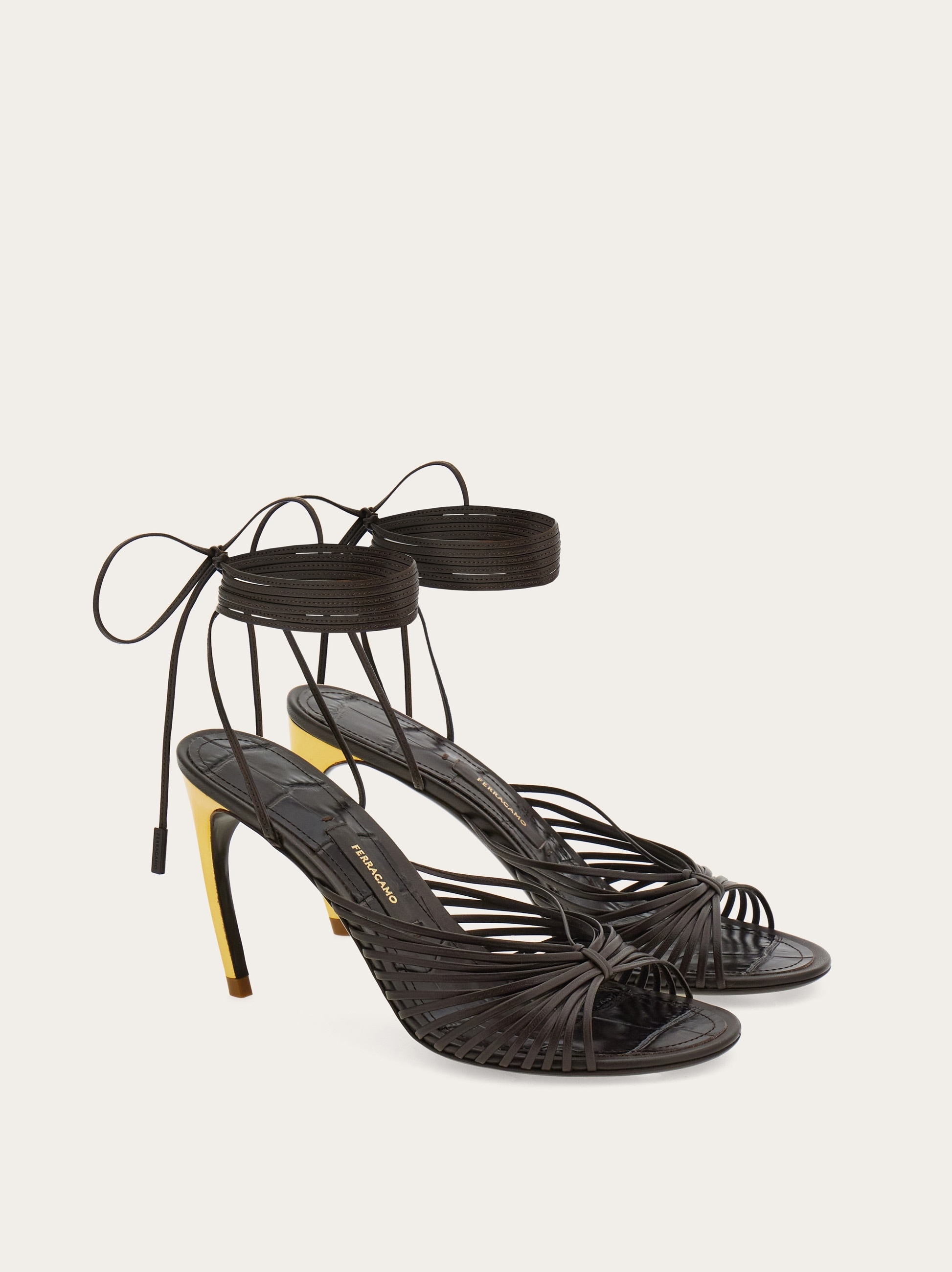 Curved heel sandal - 4