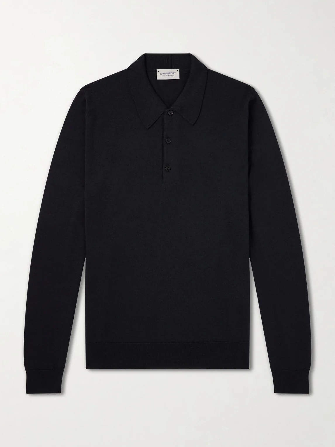 Caverhill Knitted Merino Wool Polo Shirt - 1