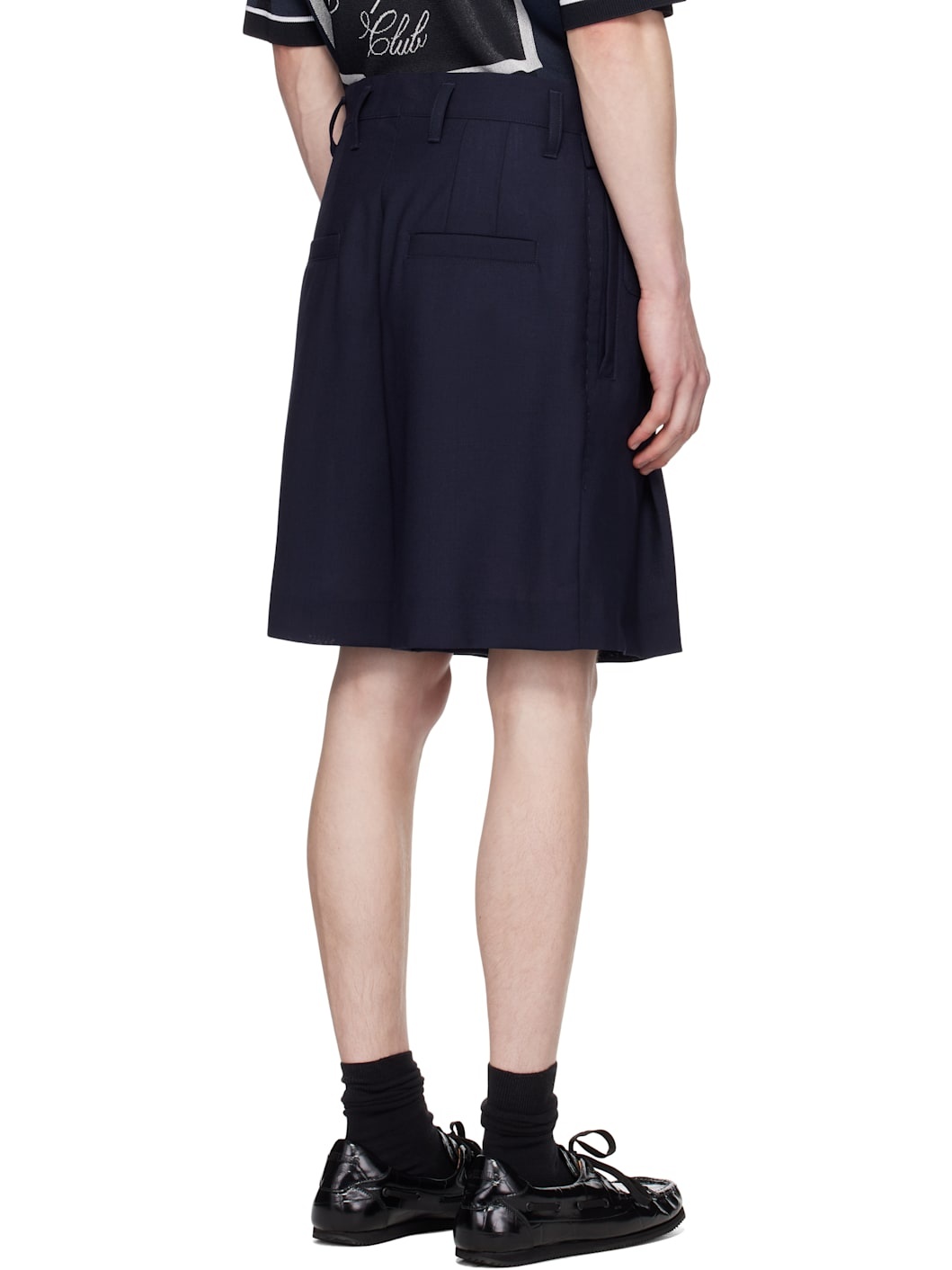 Navy La Croisière 'The Fernando' Shorts - 3