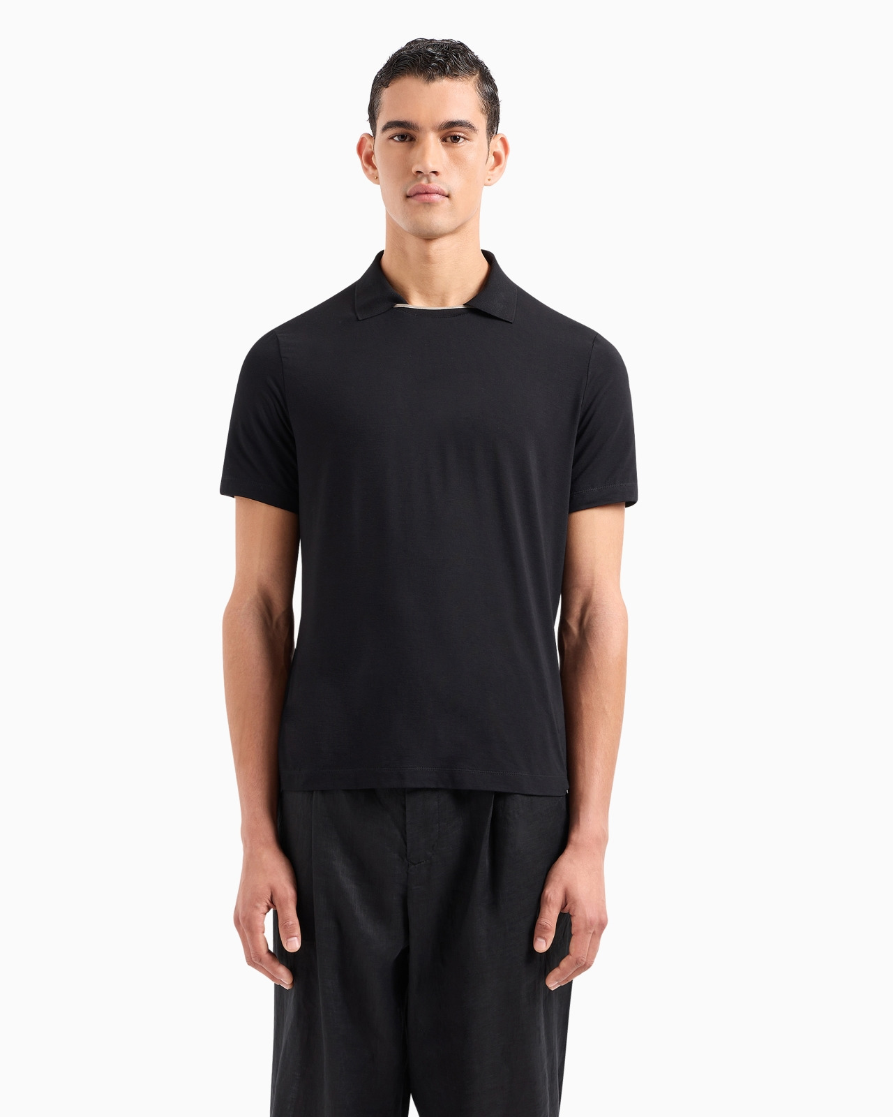 ASV short-sleeved viscose-jersey polo shirt - 2