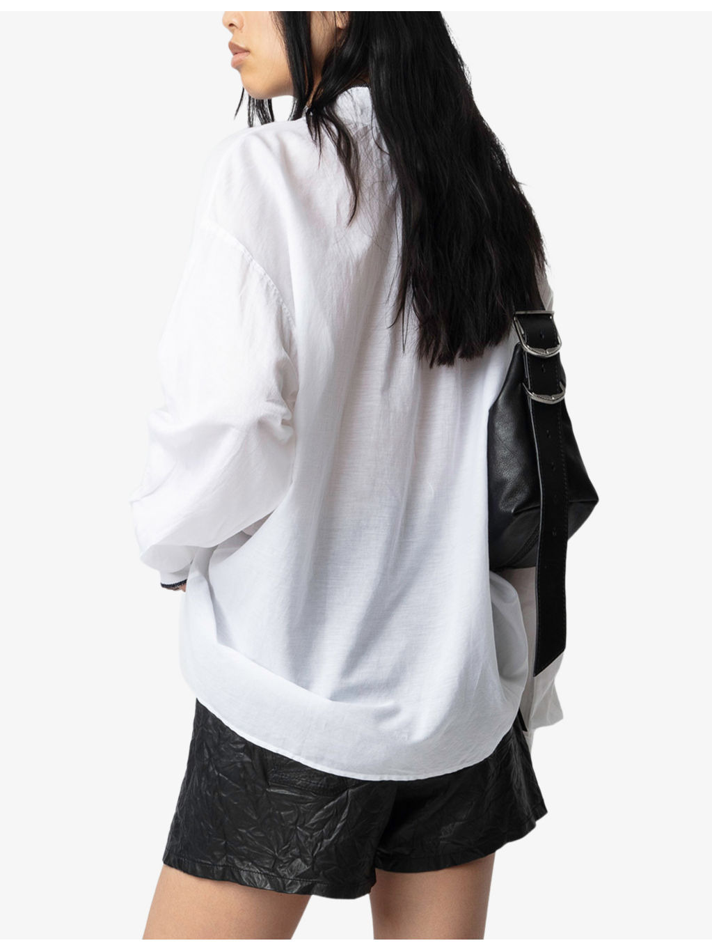 Troene Oversized-Fit Cotton-Blend Blouse - 4