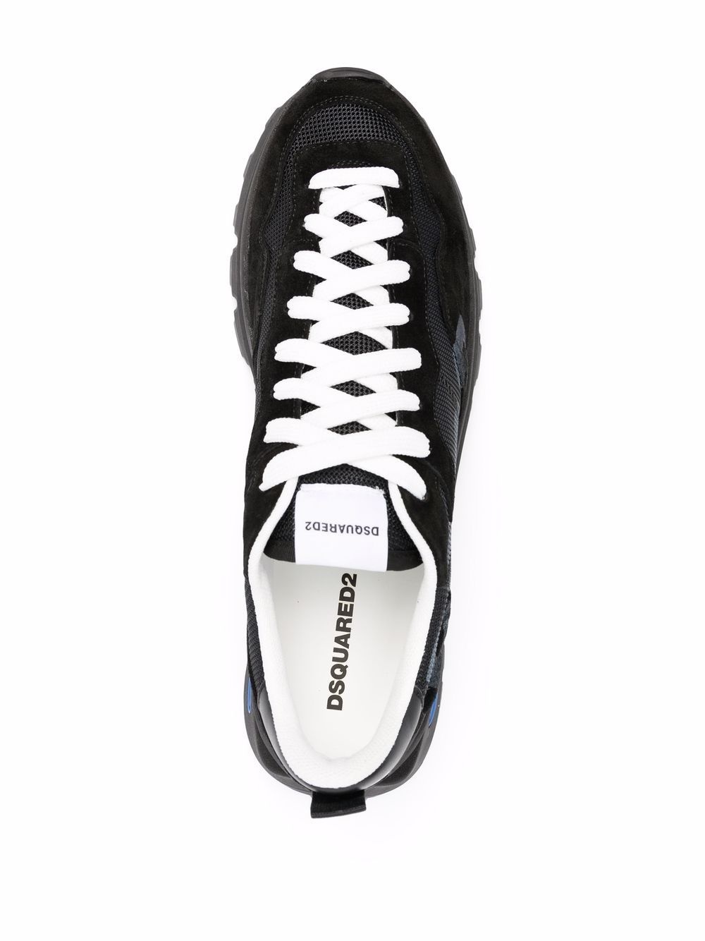 side logo-print sneakers - 4