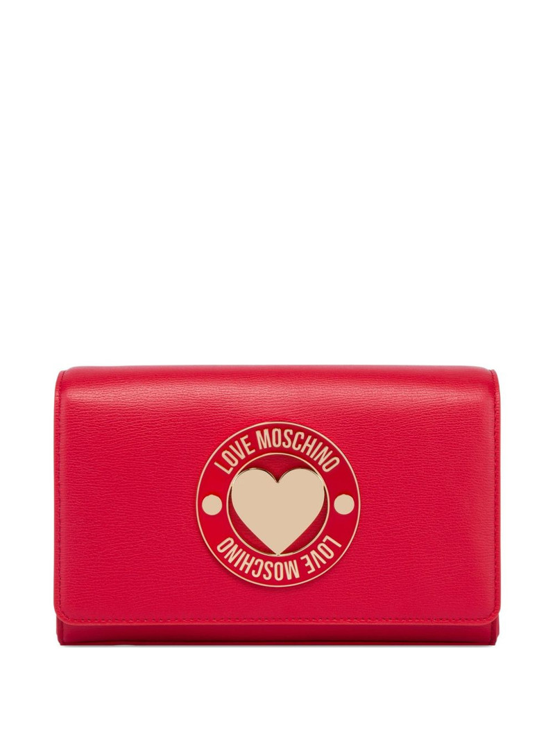 heart-plaque chain crossbody bag 1