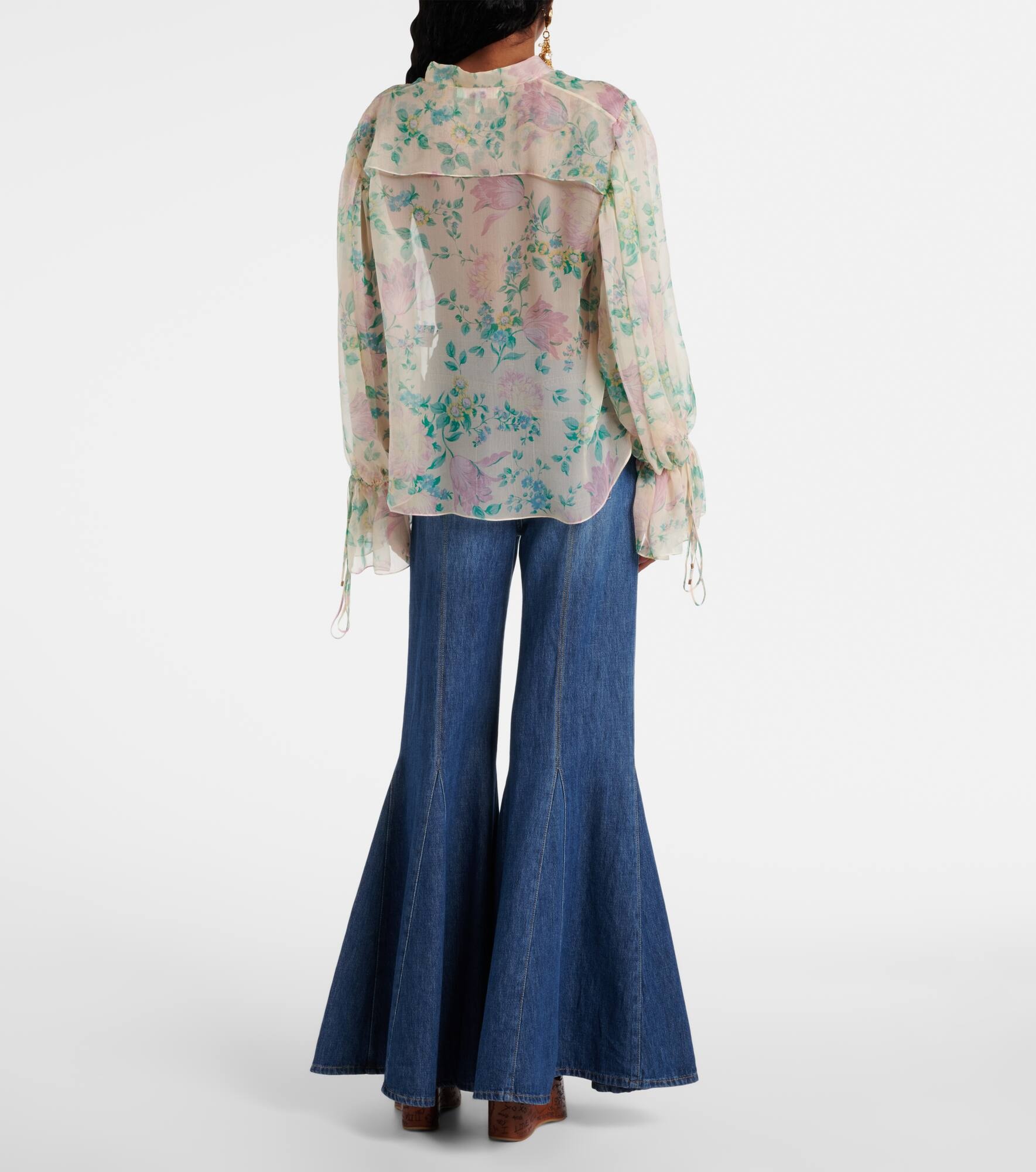 Sheer silk top - 3