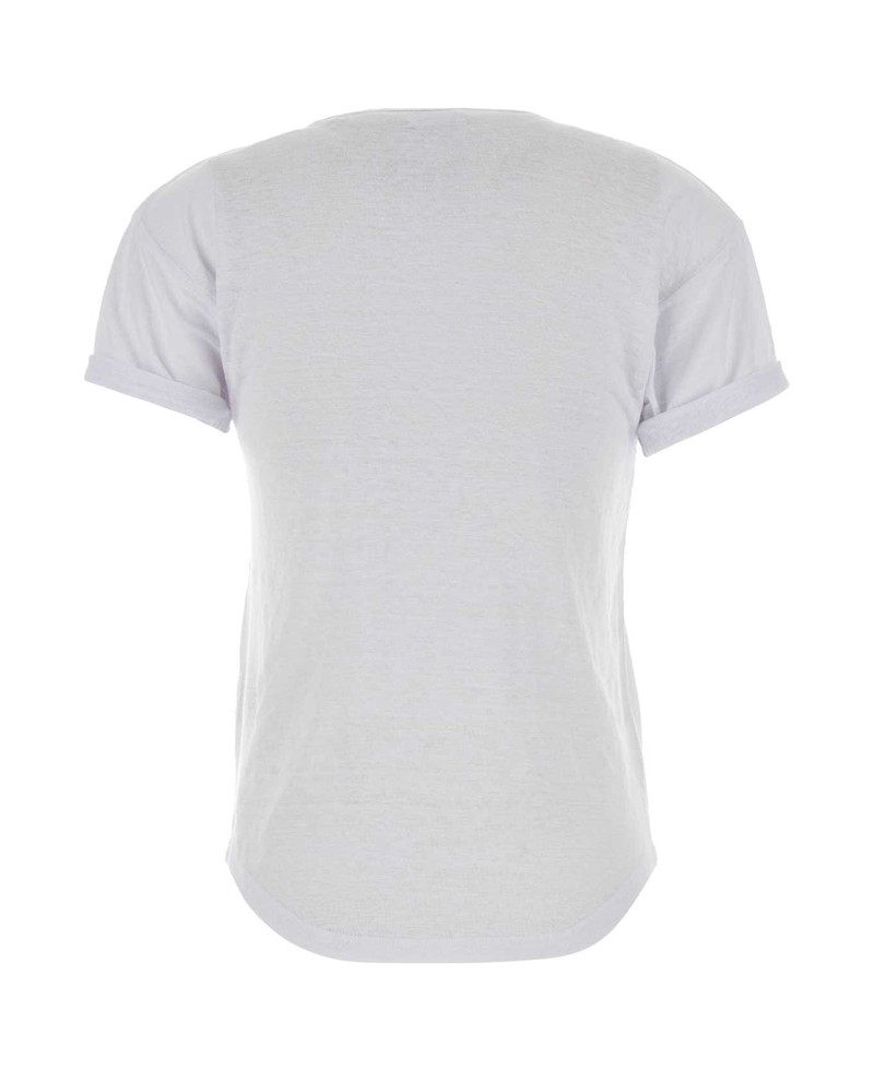Isabel Marant Étoile White Linen Koldia T-shirt outlook