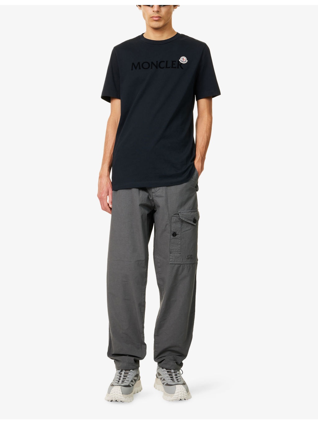 Flocked-Logo Badge Short-Sleeve Cotton-Jersey T-Shirt - 2