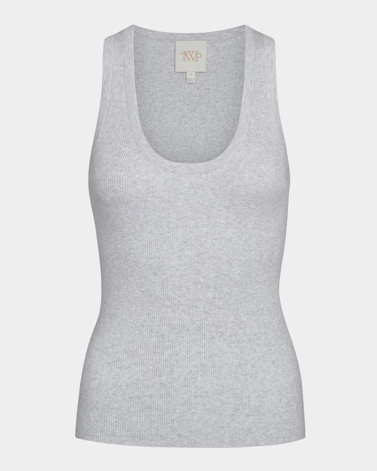 Ribbed Wool Tank Top - 1