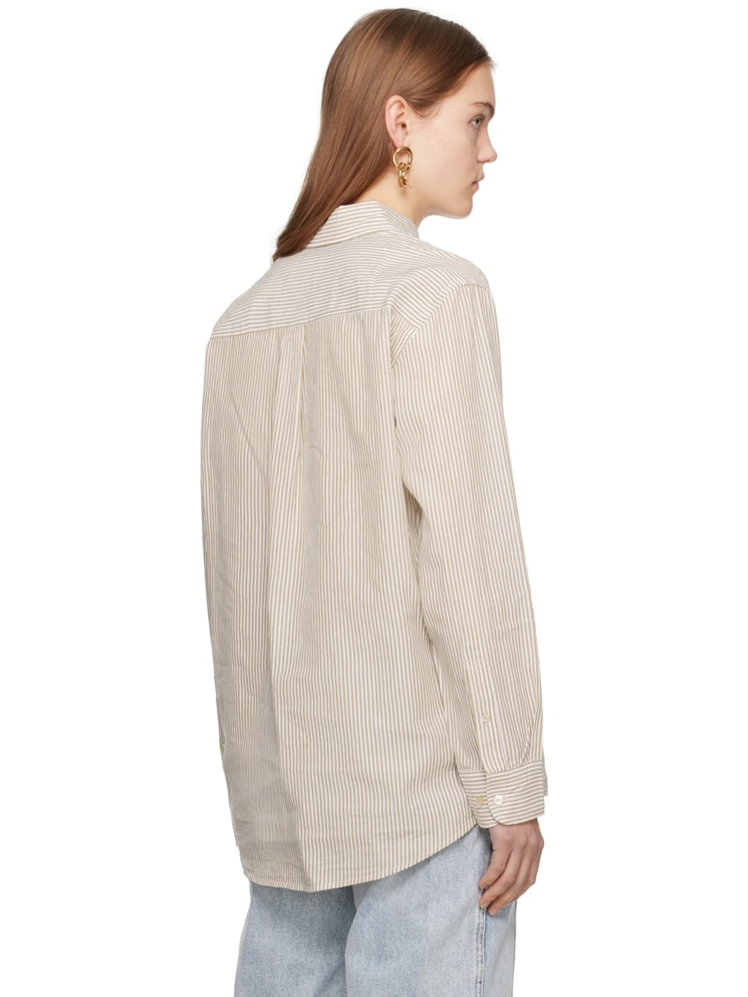 White & Khaki Esola Shirt - 3