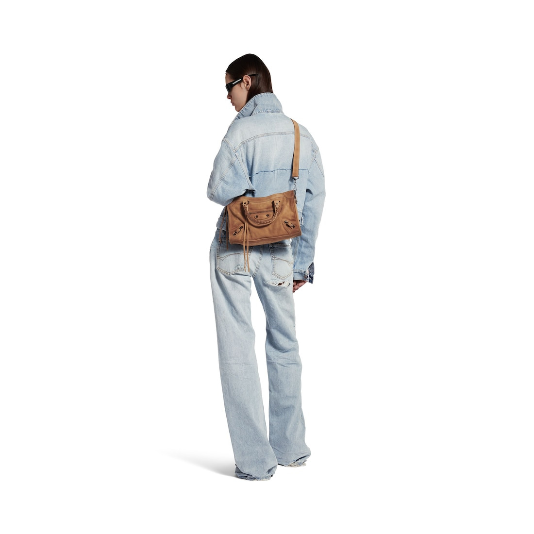 Women's Le City Bag Small  in Camel - 7