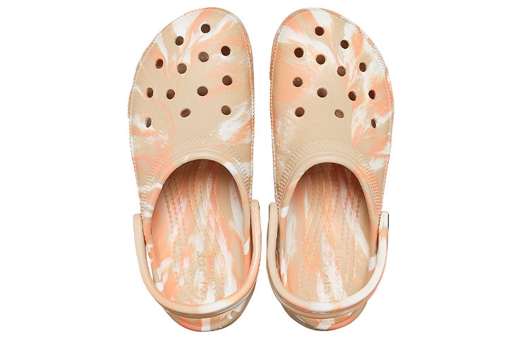 (WMNS) Crocs Classic Platformmarbled Clog 207176-2ZM - 5