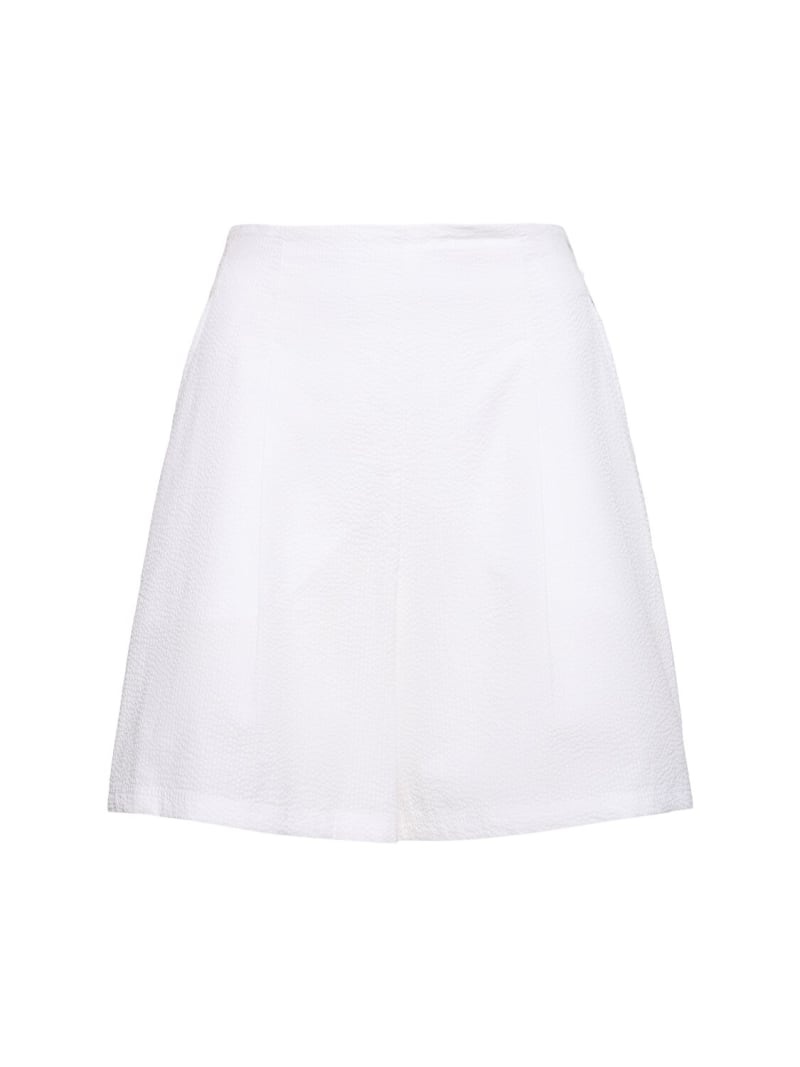 Canale seersucker cotton shorts - 1