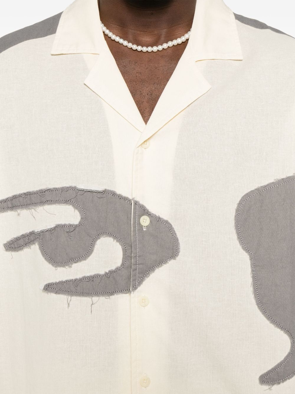 PATCHWORK-FACE SHIRT - 2