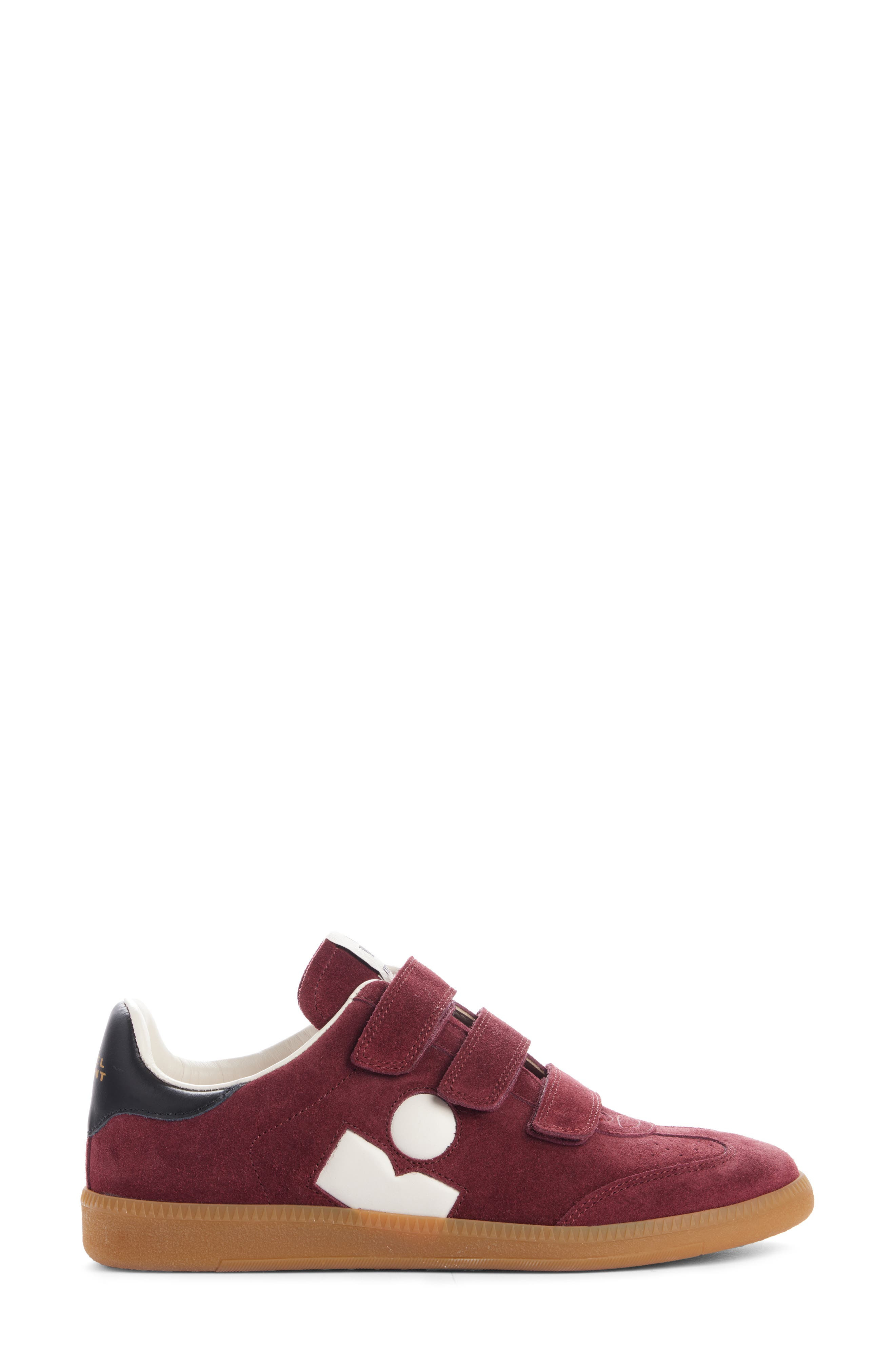 Isabel Marant Beth Low Top Sneaker in Burgundy/Ecru at Nordstrom - 3
