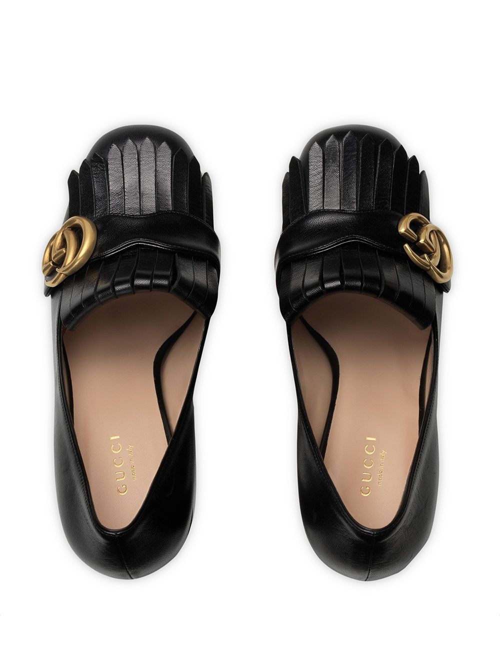 decollete in pelle loafers - 4