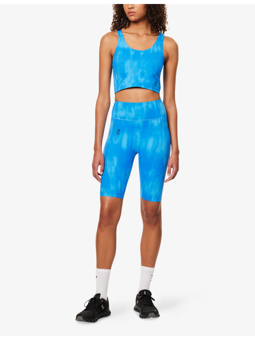Studio Open Back Stretch-Woven Crop Top - 2