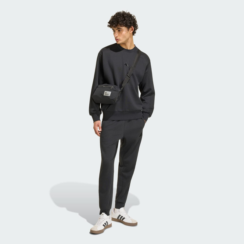 Essentials 3-Stripes Fleece Pants 4