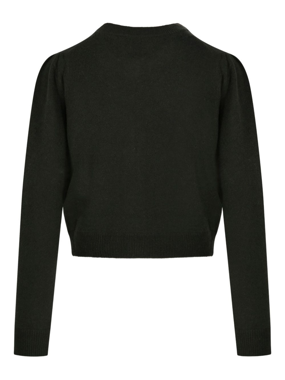 puff-sleeve cardigan - 2