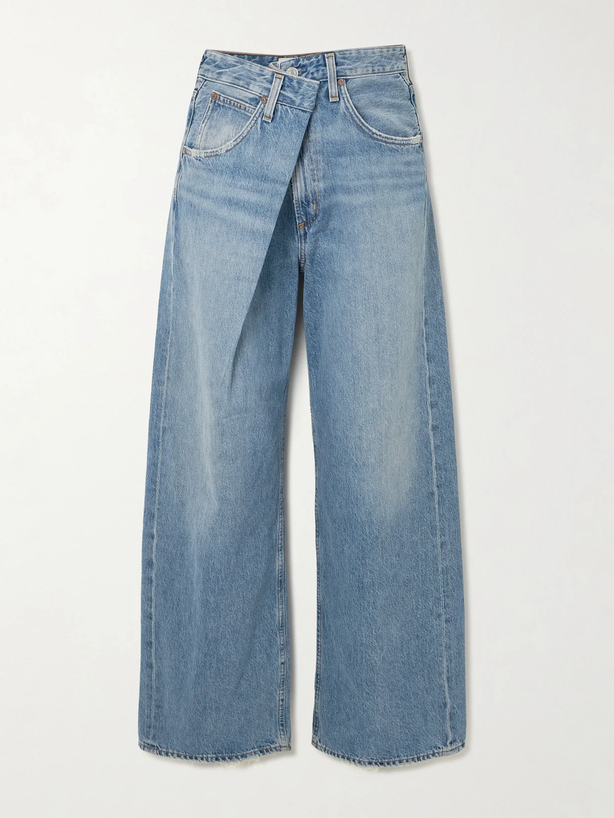 Vana Asymmetric Wide-leg Jeans - 1