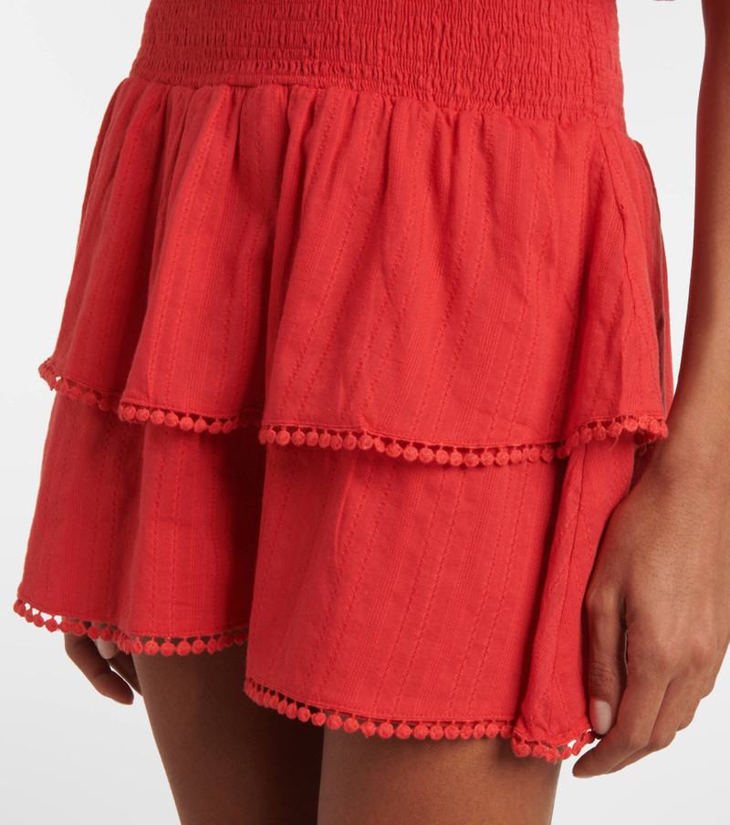 Keri tiered cotton minidress 5