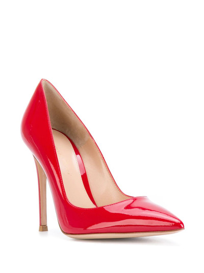 Gianvito Rossi varnished 85mm stiletto pumps outlook