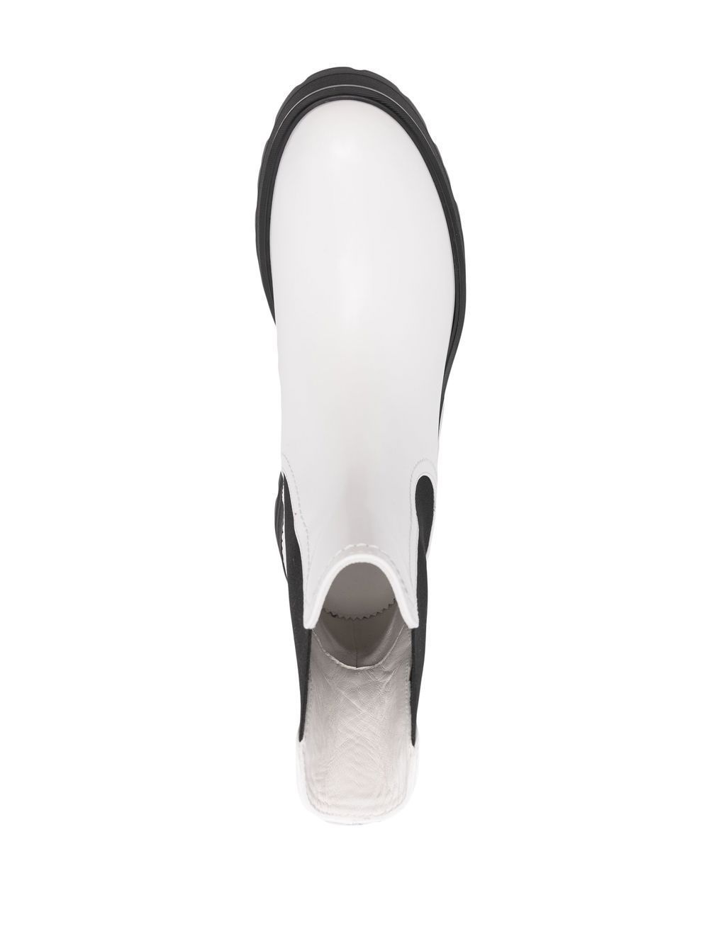 chunky-sole leather boots - 4