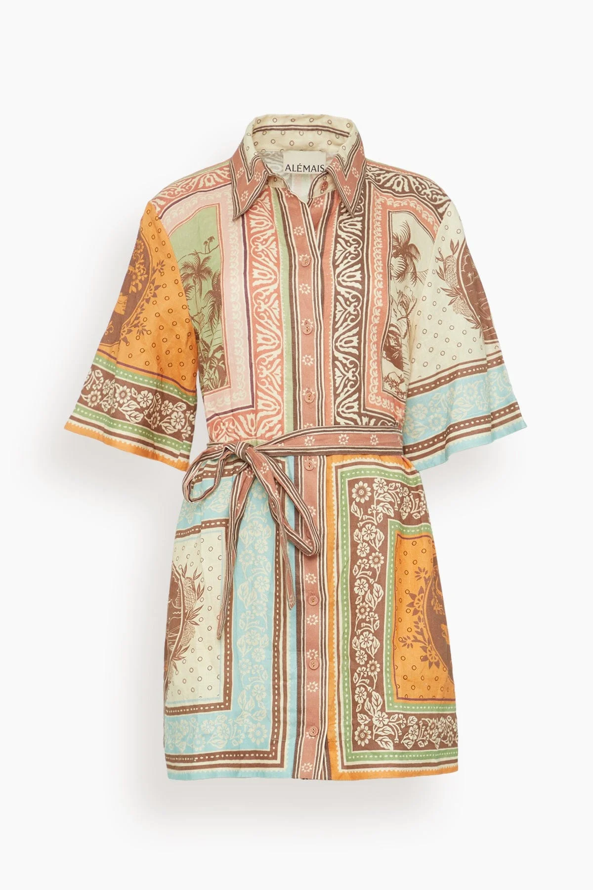 Alberta Mini Dress in Multi - 1