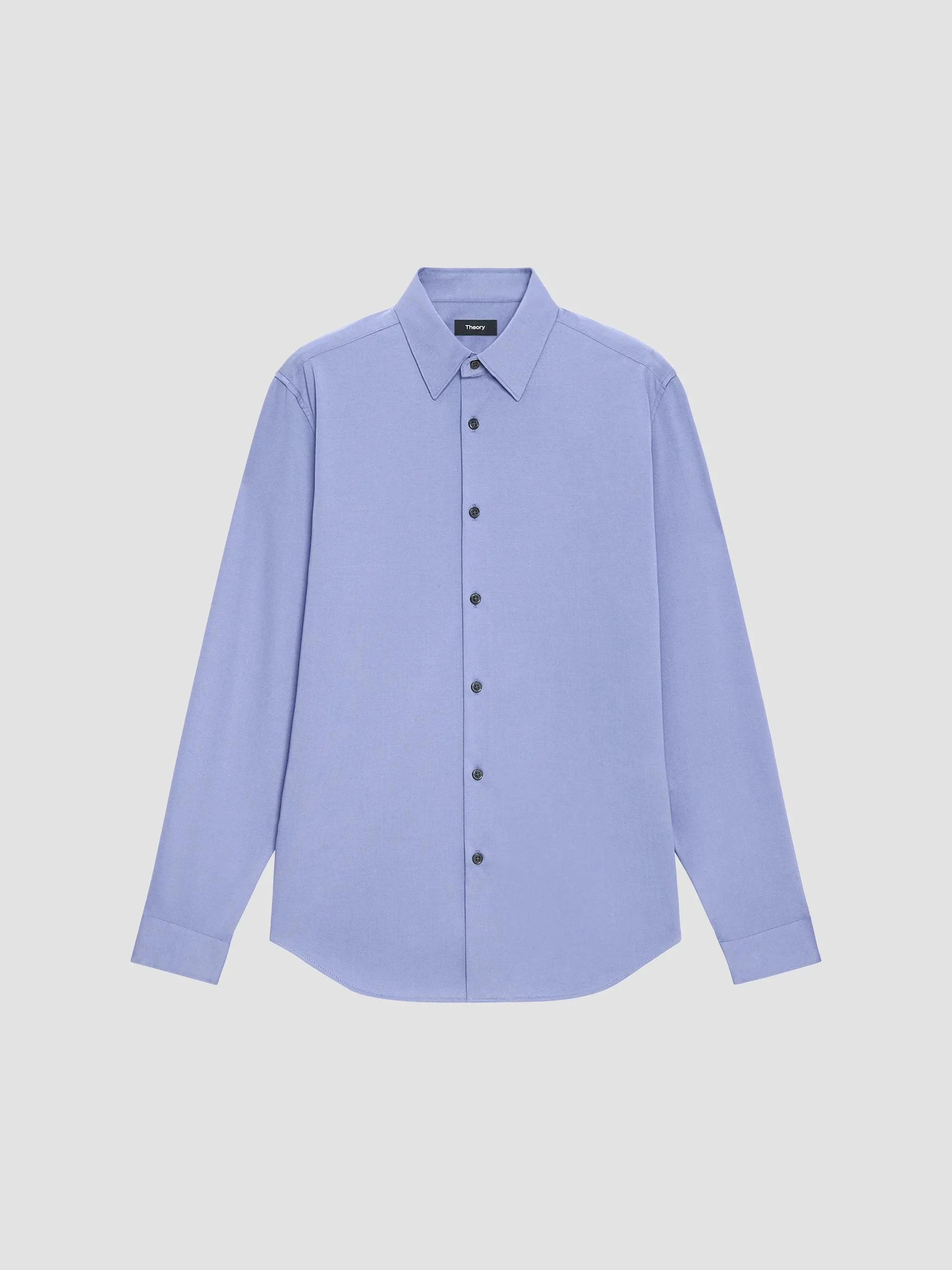Men's Sylvain Structure Knit Shirt - Light Dusk Blue - 1
