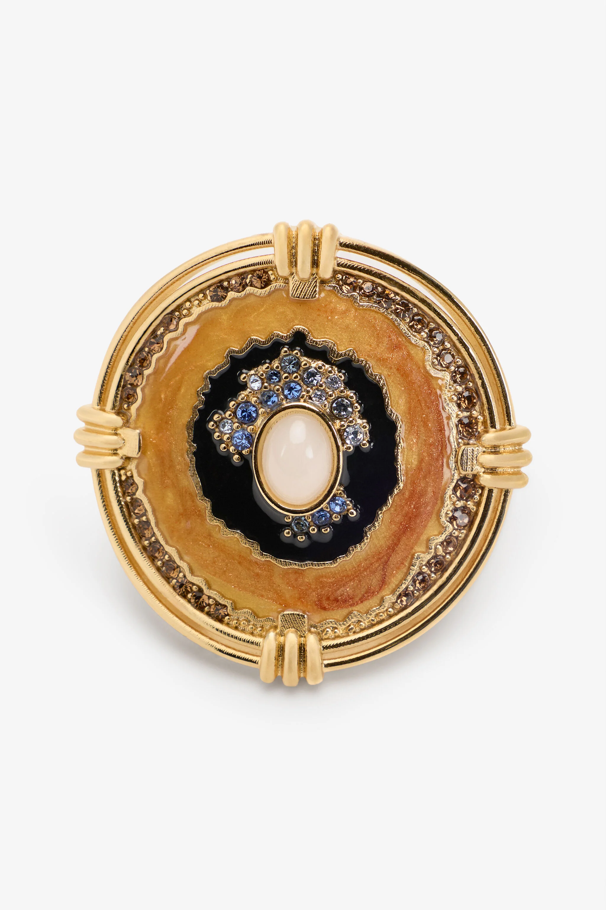 Butterfly Ring Gold And Ocean Blue - 1