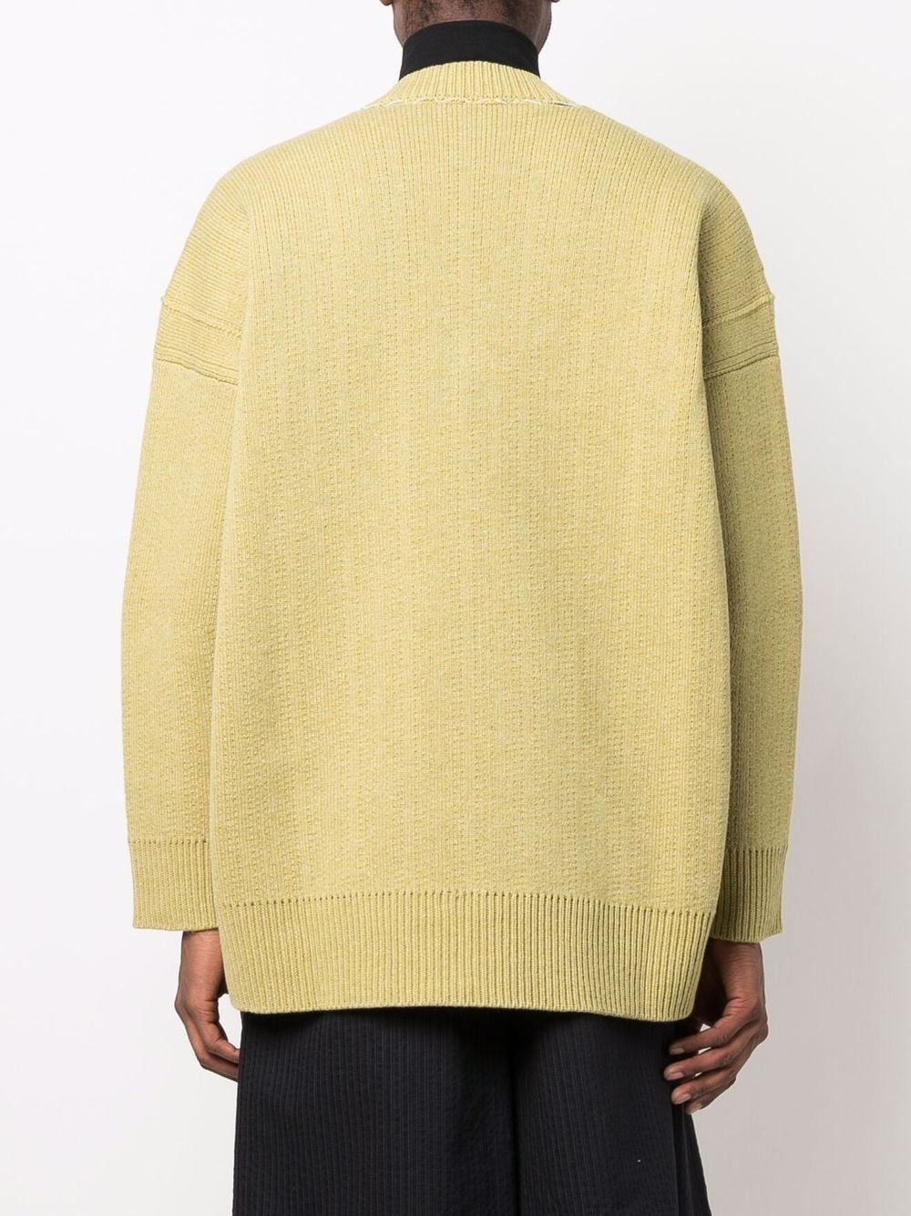 V-neck relaxed jumper - 4