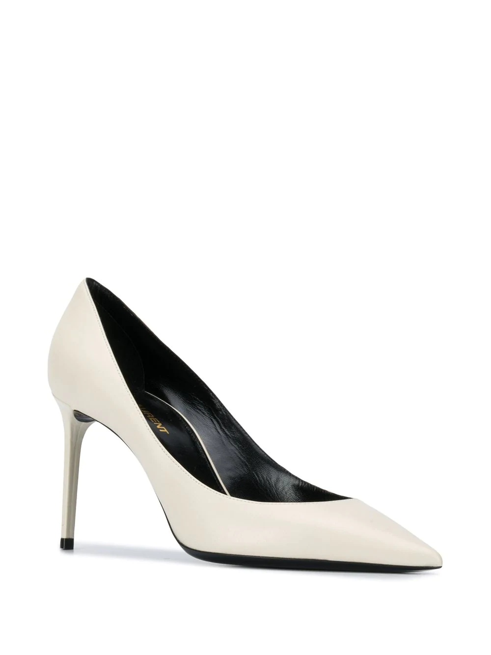 pointed-toe leather pumps - 2