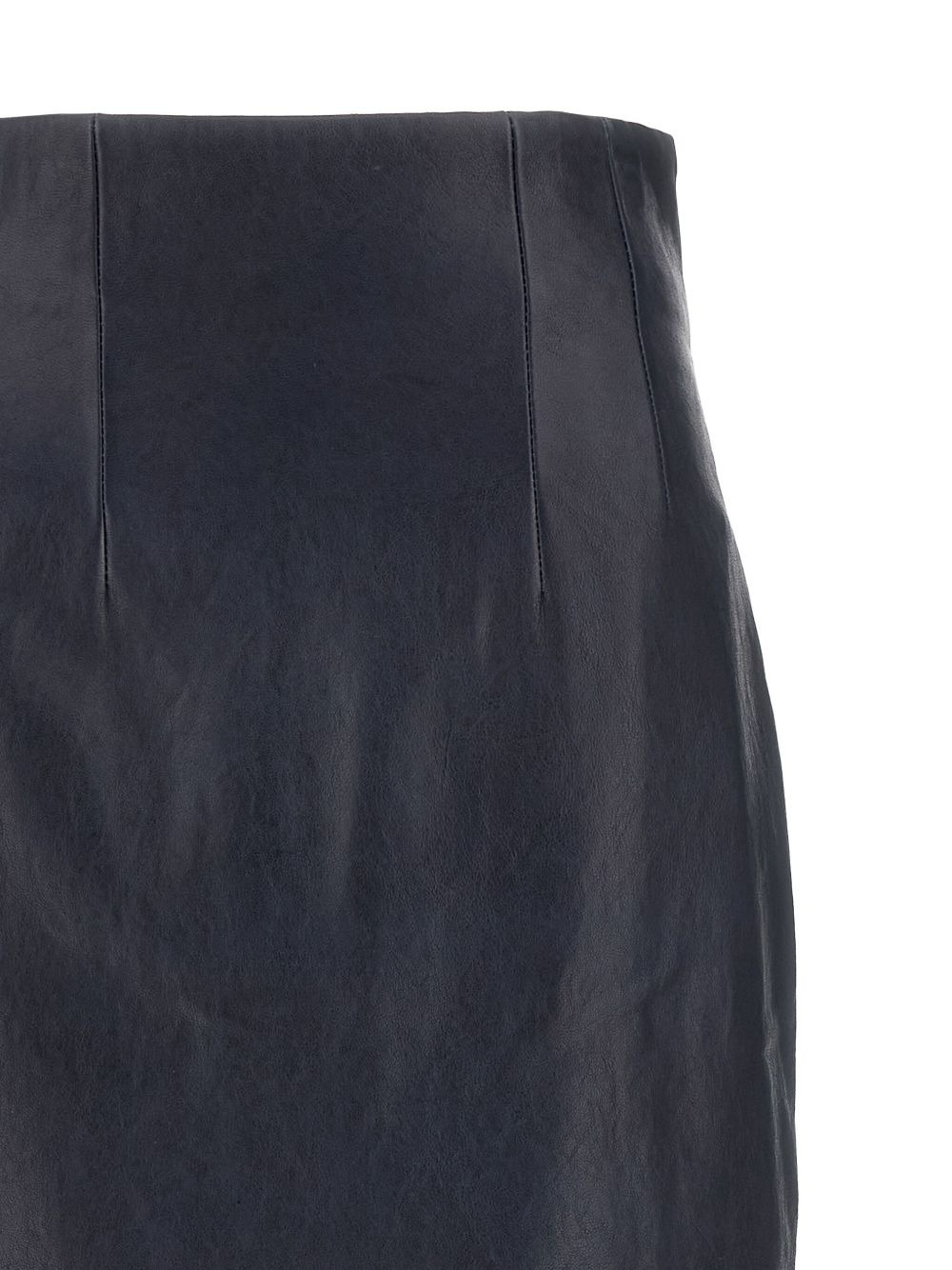 leather pencil skirt - 3