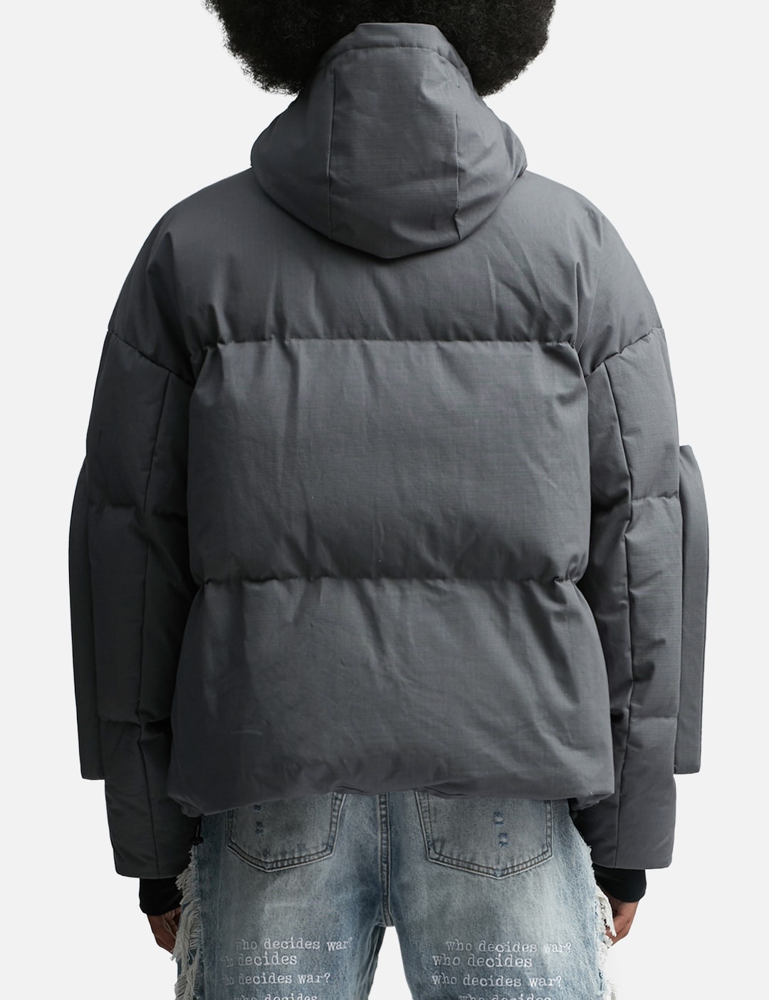 WHO DECIDES WAR X ADD DOWN BOMBER WITH DETACHABLE HOOD - 6