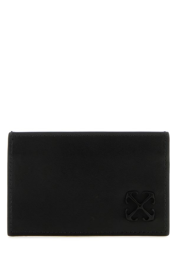 Black leather Jitney card holder - 1