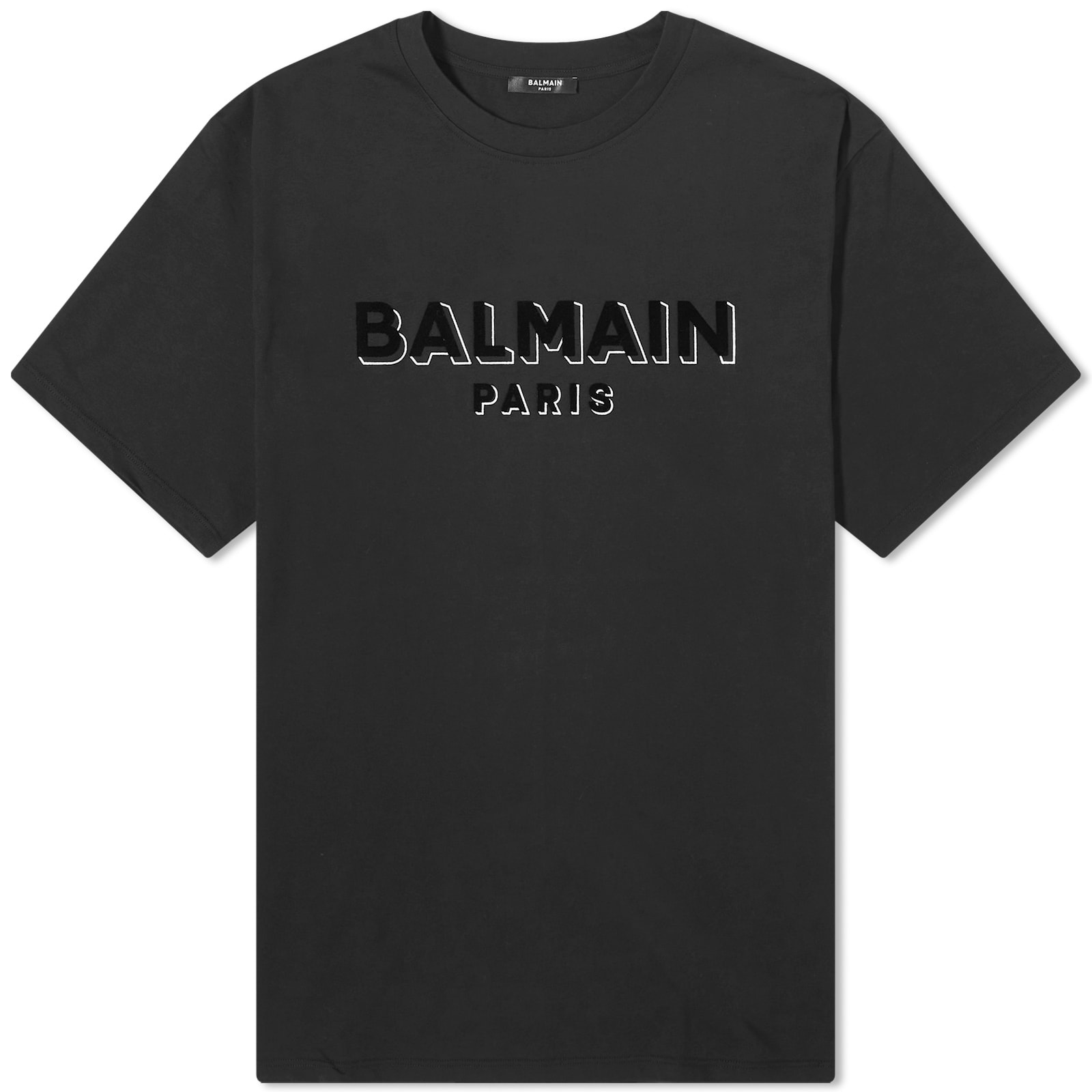 Balmain Flock Logo T-Shirt - 1