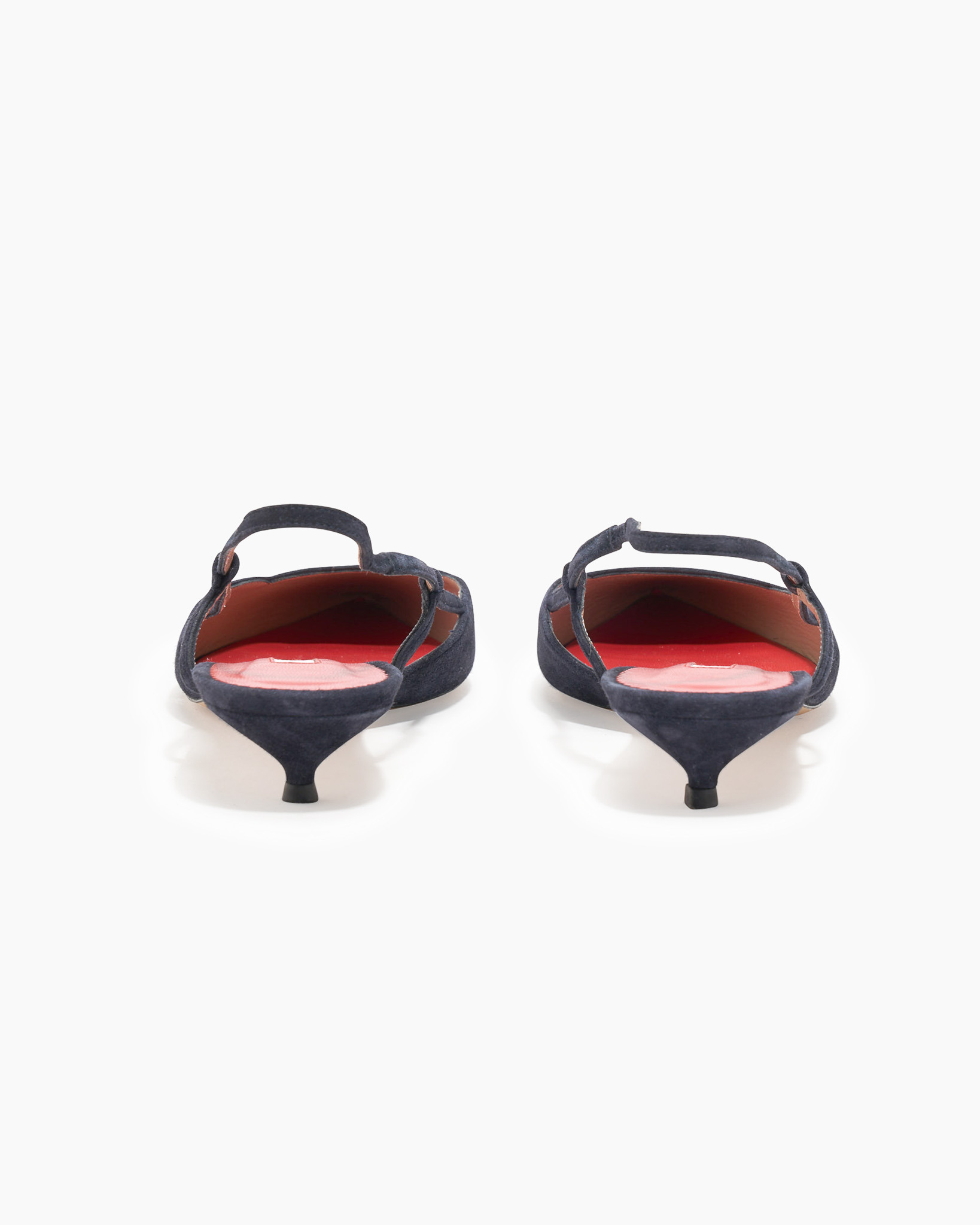 Slingback Kitten Heels - 5