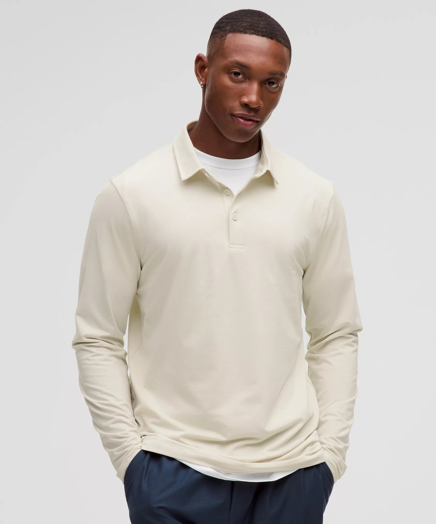 Evolution shops Long Sleeve Polo Shirt