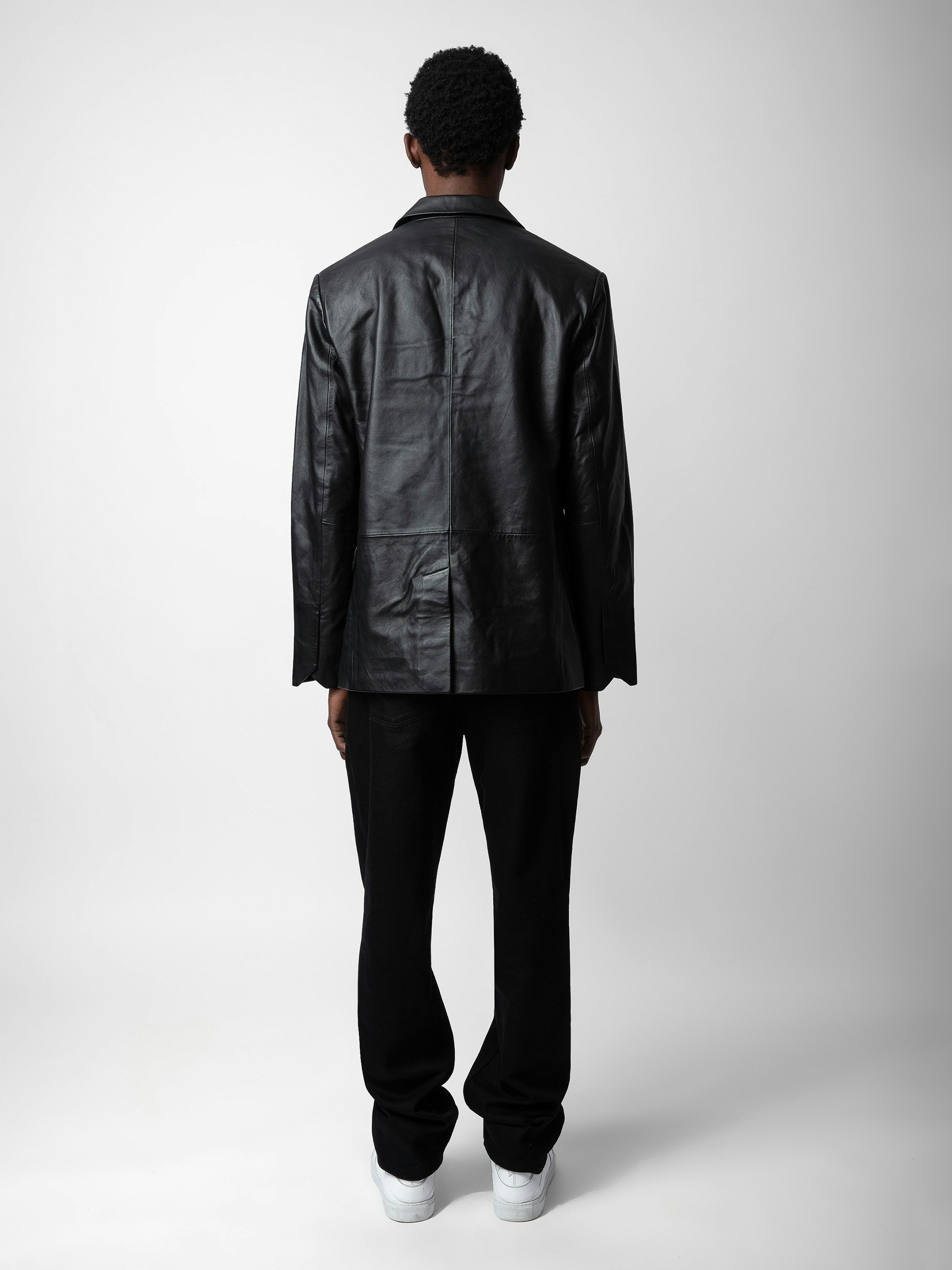 Valfried Leather Blazer - 3