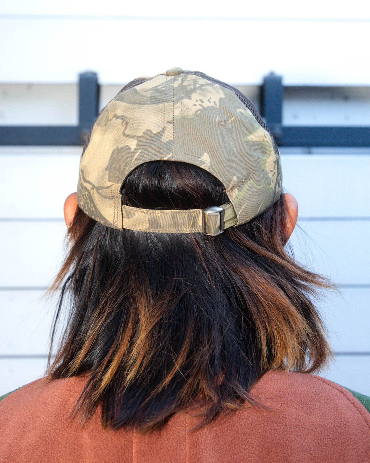Mesh Panel Logohead Hat - Leaf Camo - 7