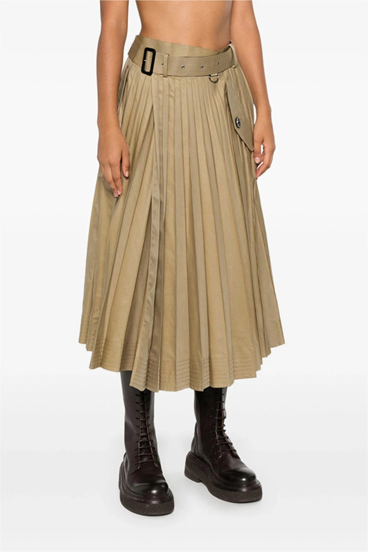 Long pleated skirt - 2
