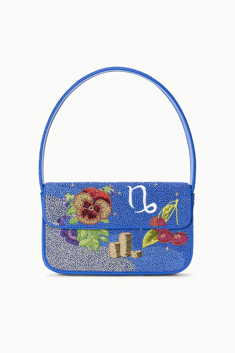 STAUD TOMMY ZODIAC BEADED BAG CAPRICORN 1
