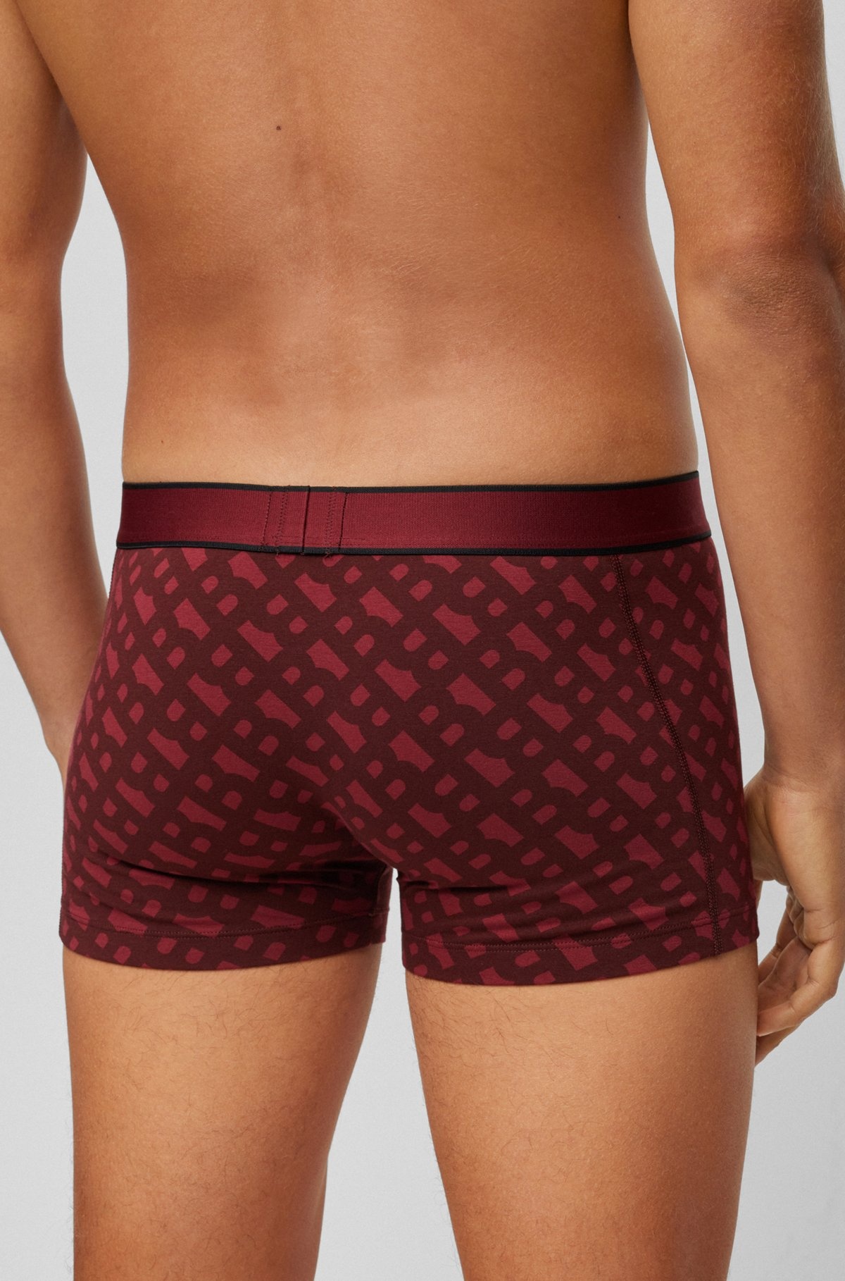 SEASONAL-PRINT TRUNKS IN COTTON WITH STRETCH - 5