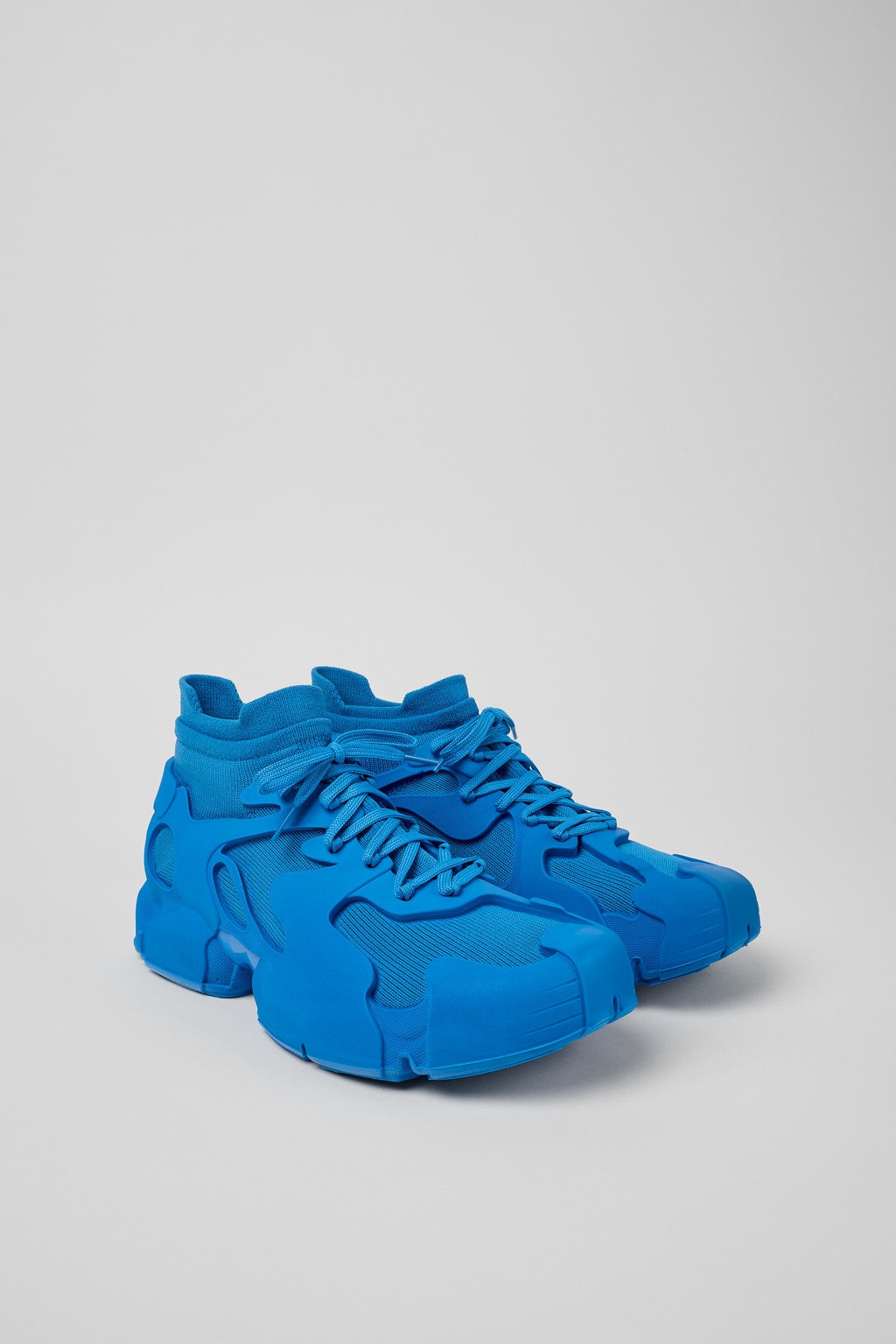 Blue Caged Sneakers - 2