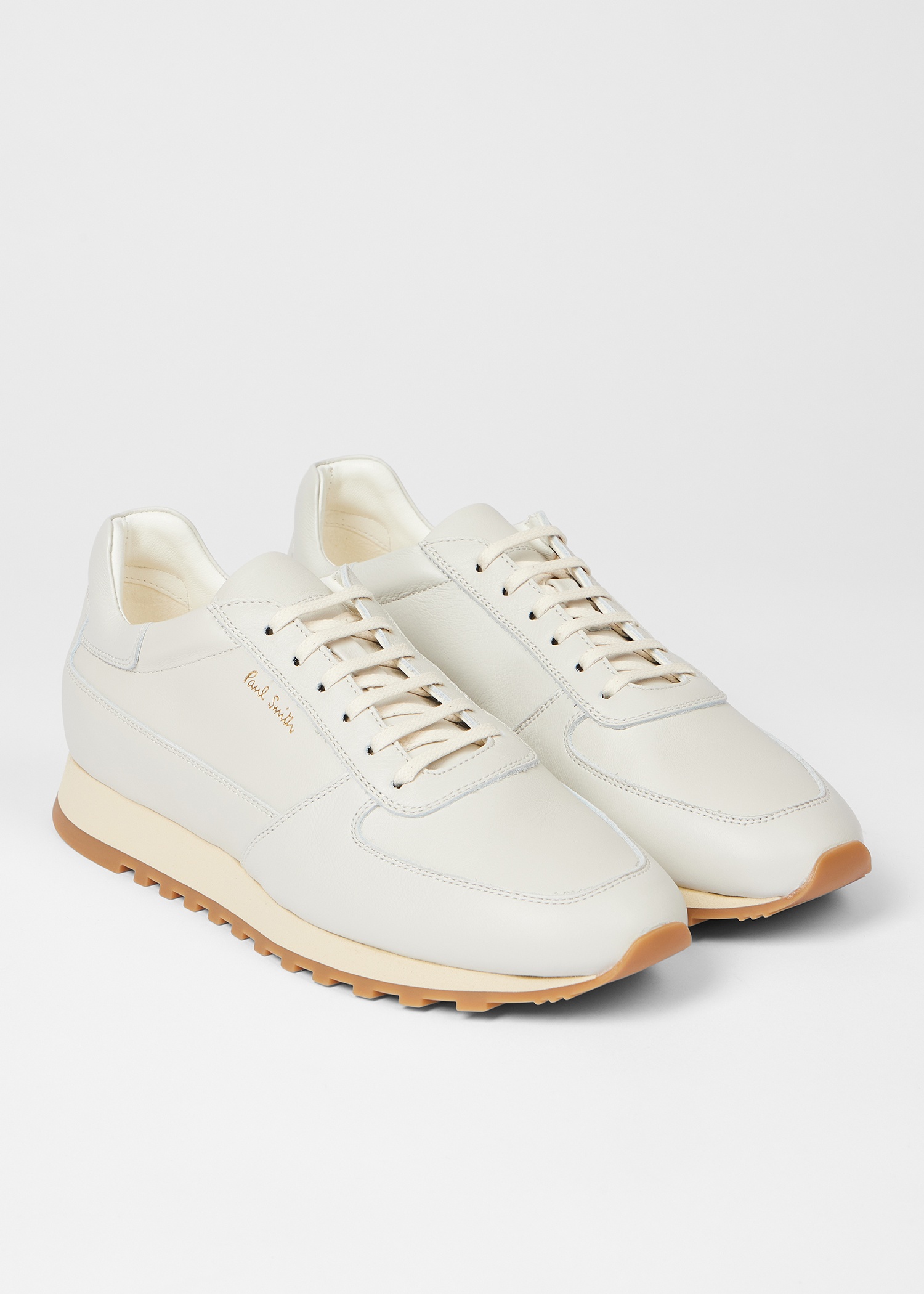 Women's Stone 'Velo' Leather Retro Trainers - 2