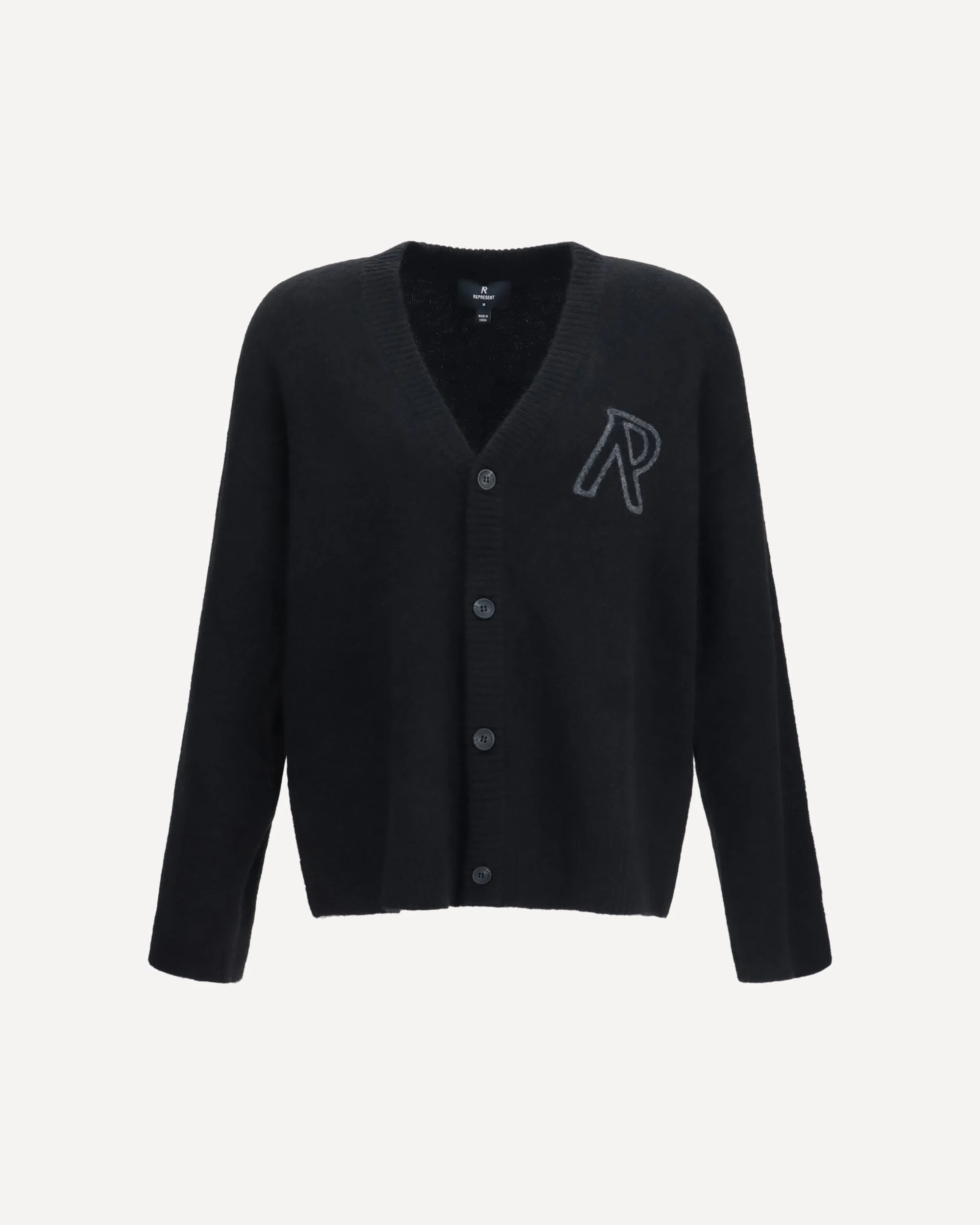 Buttoned V-neck Cardigan - 1