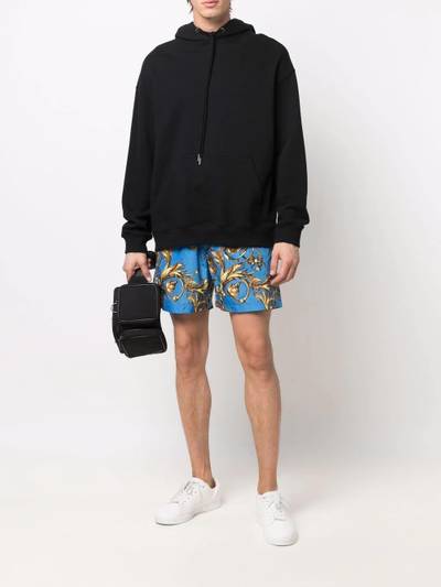 VERSACE JEANS COUTURE baroque-print drawstring shorts outlook