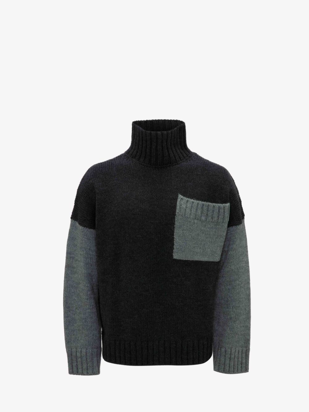 PATCH POCKET TURTLENECK JUMPER - 1