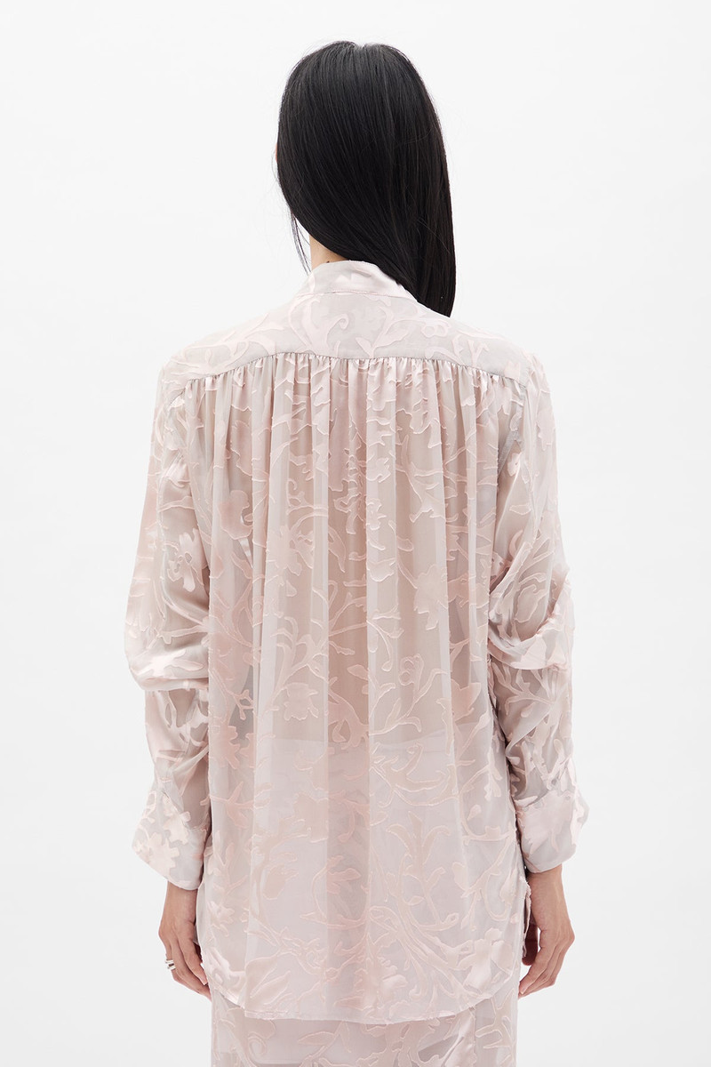 Dien Stand Collar Long Shirt 4